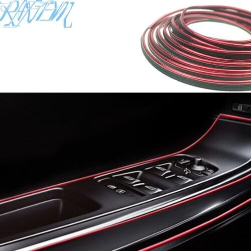 5m Car Interior Mouldings Trim Decorative Strip Line for Suzuki SX4 SWIFT Alto Liane Grand Vitara Jimny S-Cross