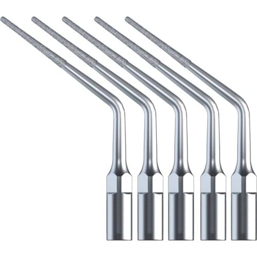 Free shipping 5 pcs Dental Endo Endodontics Tips DTE SATELEC Ultrasonic Scaler Diamond ED3D