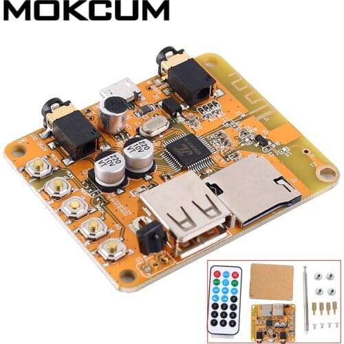 Wireless Bluetooth Receiver Audio Transceiver Module MP3 Lossless Decoder Board Transmitter Receiver Support FM U-disk TF Card A