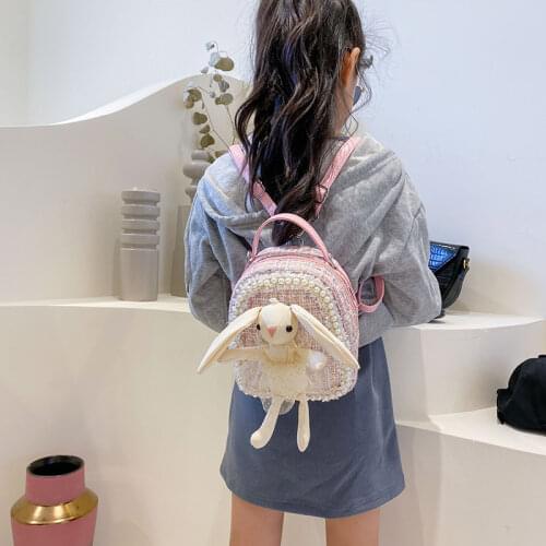 Childrens Mini Handbag 2020 Cute School Shoulder Bags for Girls Rabbit School Backpack Kids Backpacks Toddler Bag