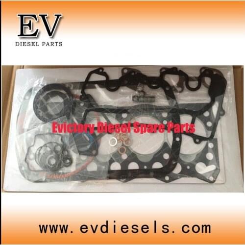 EV For Isuzu engine repair 3LD1 full cylinder head gasket kit and piston ring set 3LD1 main crankshaft bearing con rod bearing