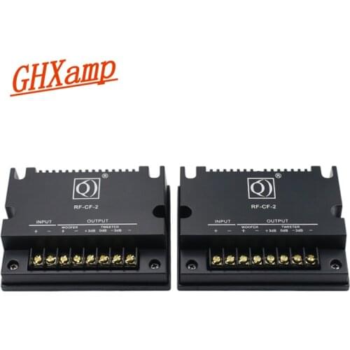 GHXAMP 200W 2 Way Crossover Car Automotive 35Hz&22KHz Tweeter Midrange Bass Speaker Two Way Crossover High Power 2PCS