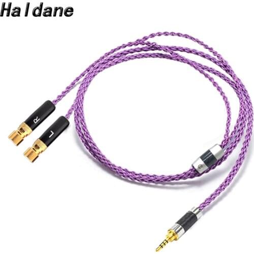 Haldane HIFI 8Core Silver Plated Headphone Replacement Upgrade Cable for HE400 HE5 HE6 HE300 HE560 HE4 HE500 HE6 Headphones