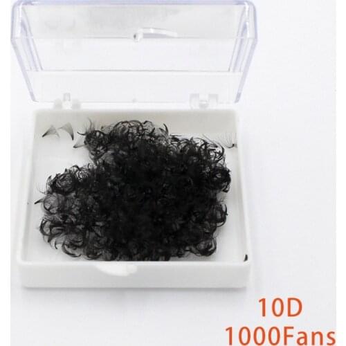 Loose Fans Lashes 1000Fans 10D Premade Volume Fans Russian Volume Eyelash Extensions Faux Mink Lash Supplies For Makeup Lash