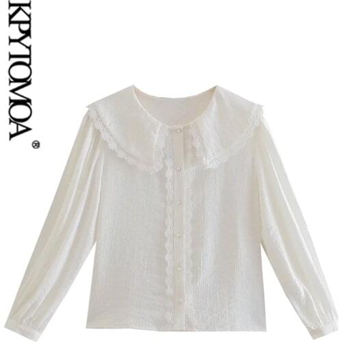 Кружевные блузки KPYTOMOA China At AliExpress