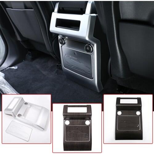 ABS Car Interior Rear Row Air Conditioning Vent Frame Cover Trim Accessories For Land Rover Discovery 5 S SE LR5 L462 2017 2018
