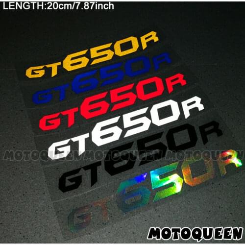Motorcycle body Wheels Fairing Helmet Tank Pad decoration logo Label reflective Accessories Stickers Decals For GT650R