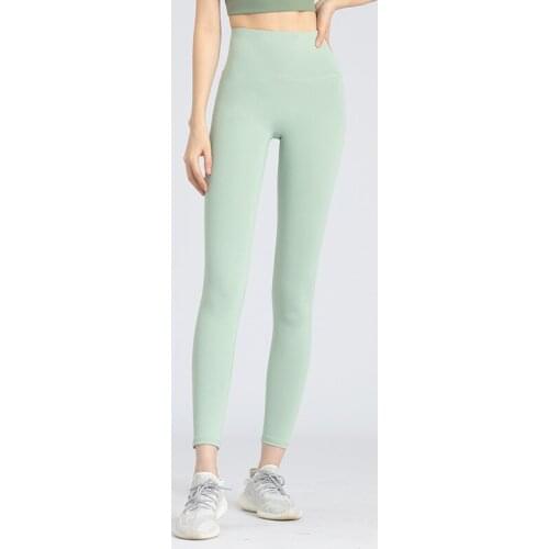 Yoga Pants Womens Tights High-waisted Elasticity Outer Wear Yoga Clothes Womens Running Sports Fitness Leggings Energy Gym