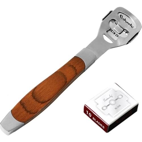 LMDZ Safe and durable Leopard Print Stainless Steel peeler thinning leather Craft Knife DIY household professional shoveling kni