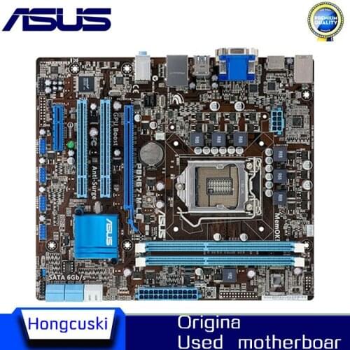 For ASUS P8H67-M LE 1155 Desktop Motherboard H67 Socket LGA 1155 DDR3 USB3.0 SATA3 uATX motherboard used