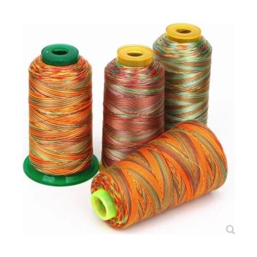 New 6 kinds of Rainbow Color Sewing Thread Hand Quilting Embroidery Sewing Thread DIY Apparel Sewing