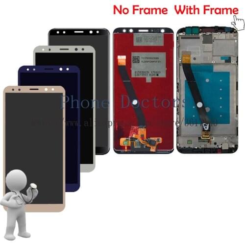 Full LCD DIsplay + Touch Screen Digitizer Assembly With Frame For Huawei G10 / G10 Plus / Mate 10 Lite RNE-L01 RNE-L21 RNE-L23