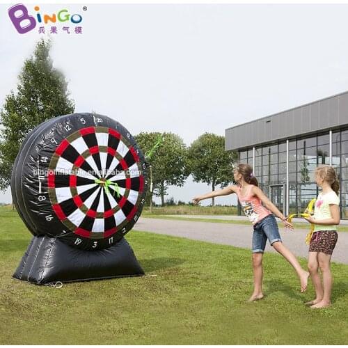 Promotion Price 2.2mH inflatable darts board shooting stick wall for kid game / funny games theme inflatable toys