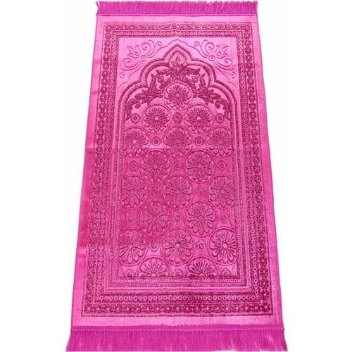 The ikhwan Dokuteks Silvery Prayer Rug Fuchsia