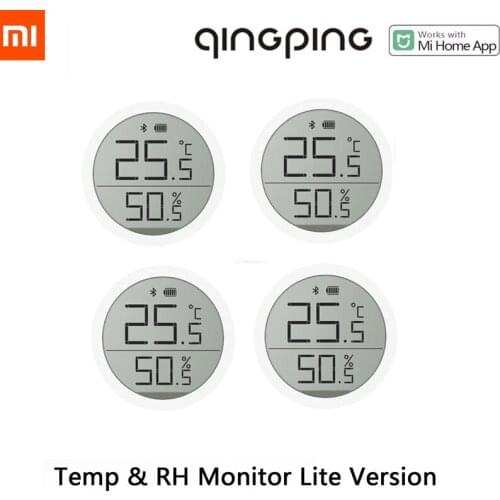 Xiaomi YouPin Qingping Bluetooth Thermometer Hygrometer Temperature and Humidity Sensor Data Storage LCD Ink Screen Lite Edition