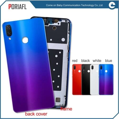 For Nova 3i back cover Battery Cover Back Housing Door with Front Bezel Frame For Nova3i frame