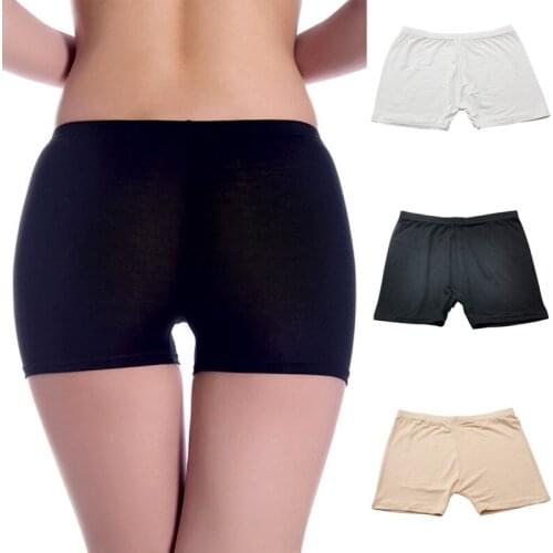Women Soft Elastic Model Safety Under Short Pants Legging Safety Shorts Seamless