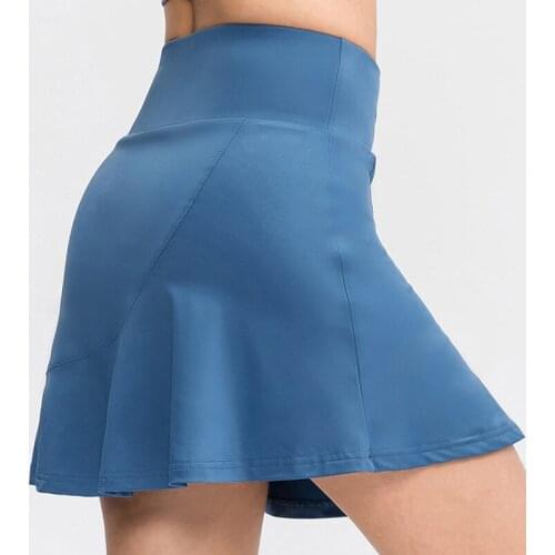 Women Sports Tennis Skirt Ladies Female Yoga Fitness Golf Badminton Quick Dry Anti Exposure Mini Skorts With Inner Short 02420