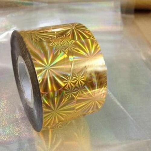 1Roll 120m*4cm gold chrysanthemum NailTransfer Foils Stickers Nail Art Wraps Decals,DIY Nail Beauty Decals Craft Accessories