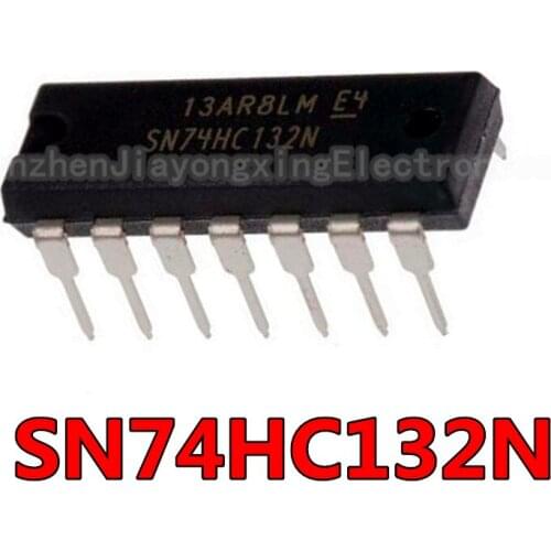 10PCS/LOT 74HC132 74HC132N SN74HC132 SN74HC132N DIP IC DIP-14 New