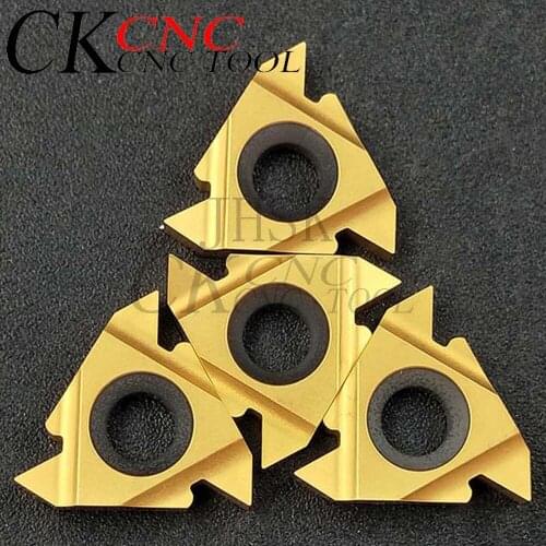 10pcs MMT16ER AG60 US735/UE6020 Thread Turning Tool Carbide Insert CNC Turning Insert cutter lathe Thread Tool 16ER AG60 tools