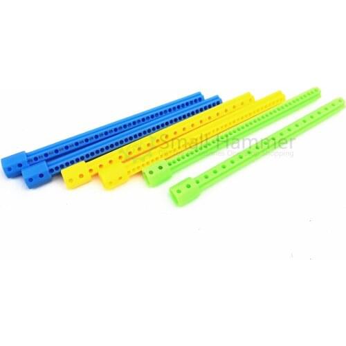 10pcs Plastic 10-way extension octagonal extension rod science and technology building blocks