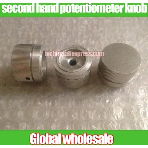 3pcs second hand potentiometer knob cap aluminum / aluminum knob cap 30MM * 20.5MM hole 6MM