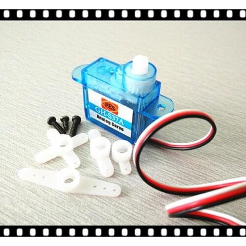 4pcs/lot 3.7G plastic model accessories micro servos tooth lock servo for fixed-wing helicopter model car