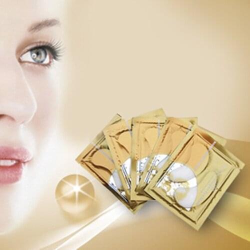 50pairs Crystal Collagen Eye Mask Eyelid Patch Moisture Water Whitening Relieve Dark Circles Puffiness Eyes Anti-Wrinkle