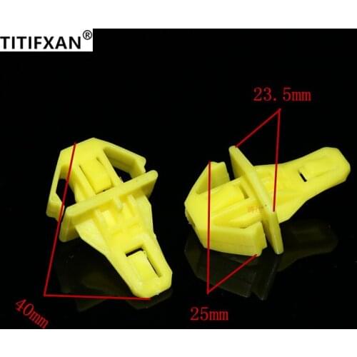 5PCS Car air intake grille in the front bumper connection clamp clip for Honda CRV Spirior Accord Fit plastic fasteners