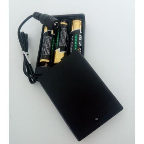Free Shipping 3*AA Timmer Battery Box Suitable for most of our 3V voltage Item, with 0.5m Lead Wire plus A DC output 5.5*2.1mm