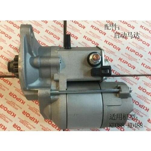 Fast Shipping starting motor KD388-15100 diesel engine starter motor a suit for KDE20SS3
