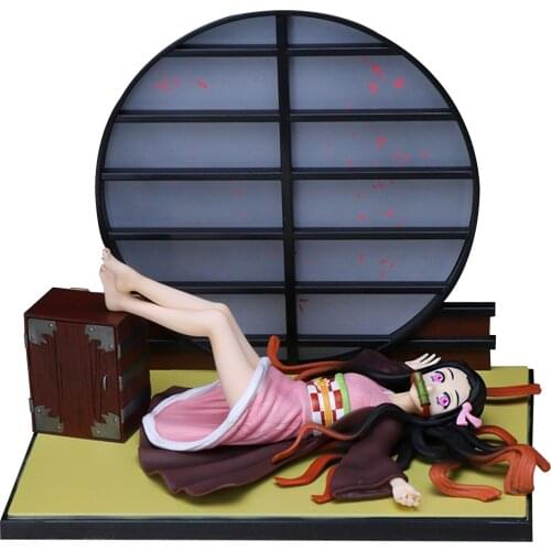 Anime Figure Big Size Kamado Nezuko PVC Action Figure Toy Kamado Nezuko Figure Collectible Figurine Tabletop Statues
