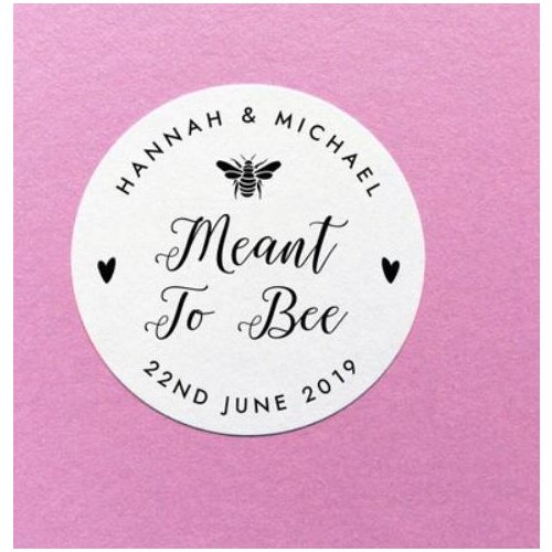Personalize Meant To Bee Wedding gift Stickers Seals food honey labels birthday baby shower popcorn favors gift stickers