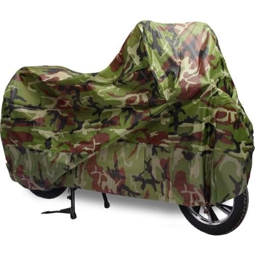 Camouflage Motorcycle Waterproof Cover Outdoor UV Protector Bike Rain Dustproof Scooter Covers L XL XXL