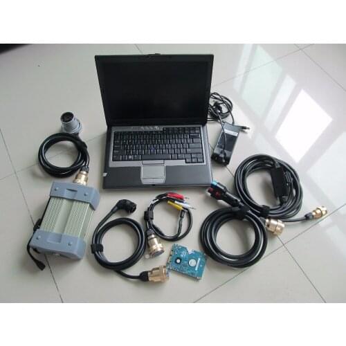 Mb star c3 with hdd software with d630 laptop all cables full set ready to use diagnostic tool for cars