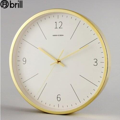 Nordic Silent Wall Clocks Modern Design Abstract Fashion Simple Wall Clocks Quiet Quartz Bedroom Home Atmosphere Round