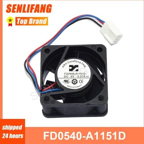 Brand new for ARX FD0540-A1151D DC 5V 0.27A 40x40x20mm 3-wire Server Square Fan