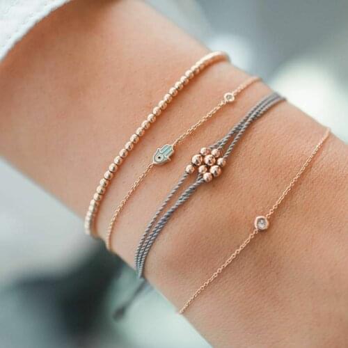 New Popular Fashion Bracelet Handmade Bead Chain Palm Womens Bracelet Combination Hot Sell Jewelry Wholesale