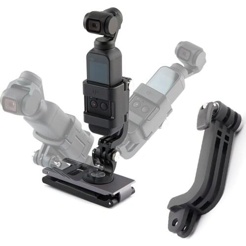 OMSO Pocket Action Camera L Bracket Rotatable Holder Mount For Dji OSMO POCKET Handle Gimbal Accessories