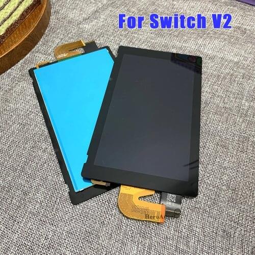 Original for NS Switch V1 V2 Console LCD Display + Touch Screen Full Screen Assembly Replacement for Nintend Switch Accessories