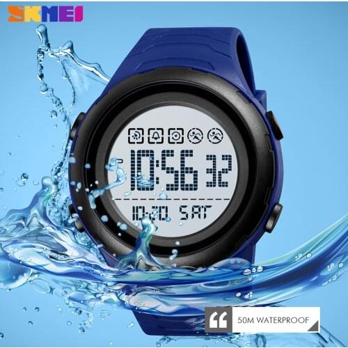 SKMEI Luxury Men Watch Military Waterproof Digital Wristwatches Sports LED Light Chrono For Male Clock Gifts Relogio Feminino