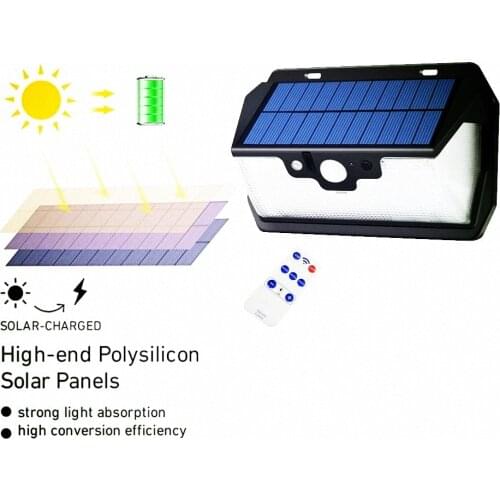 55 leds Solar light remote control radar 3 side lighting usb port camp Outdoor Garden Yard security emergency patio led lamp new