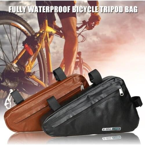 Waterproof Bicycle Bag MTB Bicycle bag large capacity retro triangle bag Storage for Bike Accessories