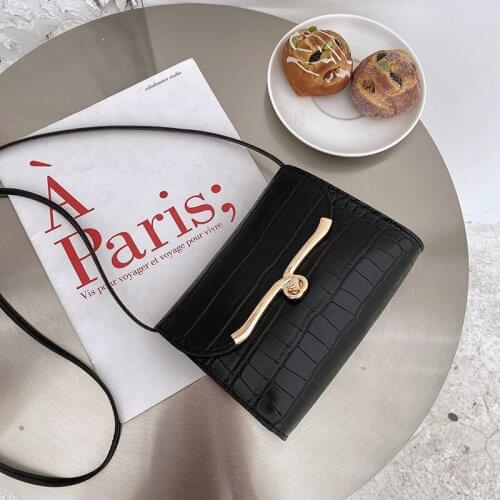 Womens Shoulder Bag 2021 Summer New Style Korean Messenger Bag Handbag Candy Color Lock Buckle Versatile Shoulder Bag