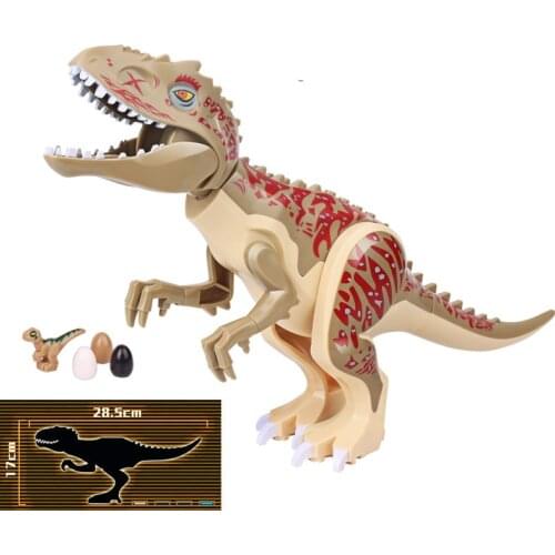 Animal World Dinosaur Park Tyrannosaurus Rex Mini Dinosaur Eggs DIY model Accessories Building Blocks Bricks Toys Gifts