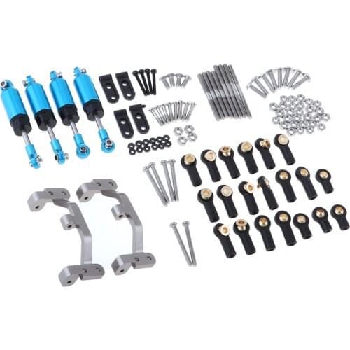 1:16 Scale WPL Link Shock Absorber & Metal Link Set For WPL C14 C24 Accessories