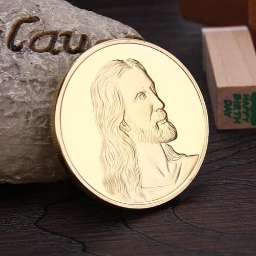 1pcs Plate Bronze Physical Bit Coins Cassias Bit Coin Jesus Commemorative Coin Collection Art Crafts Party Supplies