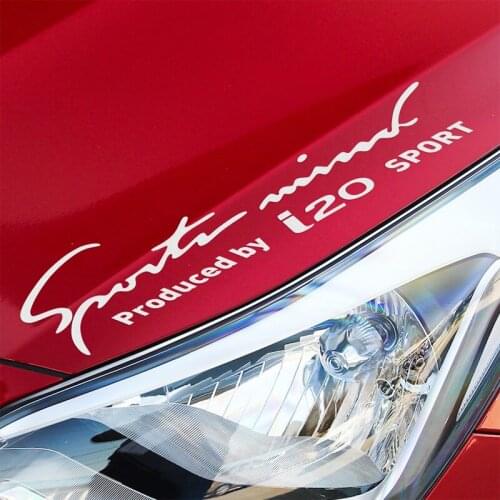 2 Pieces Customization Sport Car Covers Stickers Decal Car Styling For hyundai i20 car accessories