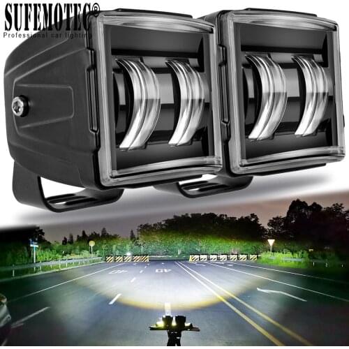 3 Inch Led Fog Light 12V 24V For Car 4x4 Offroad Motorcycles 4WD SUV ATV UAZ Truck Flood Beam Lamp Niva Work Driving Bar Lights